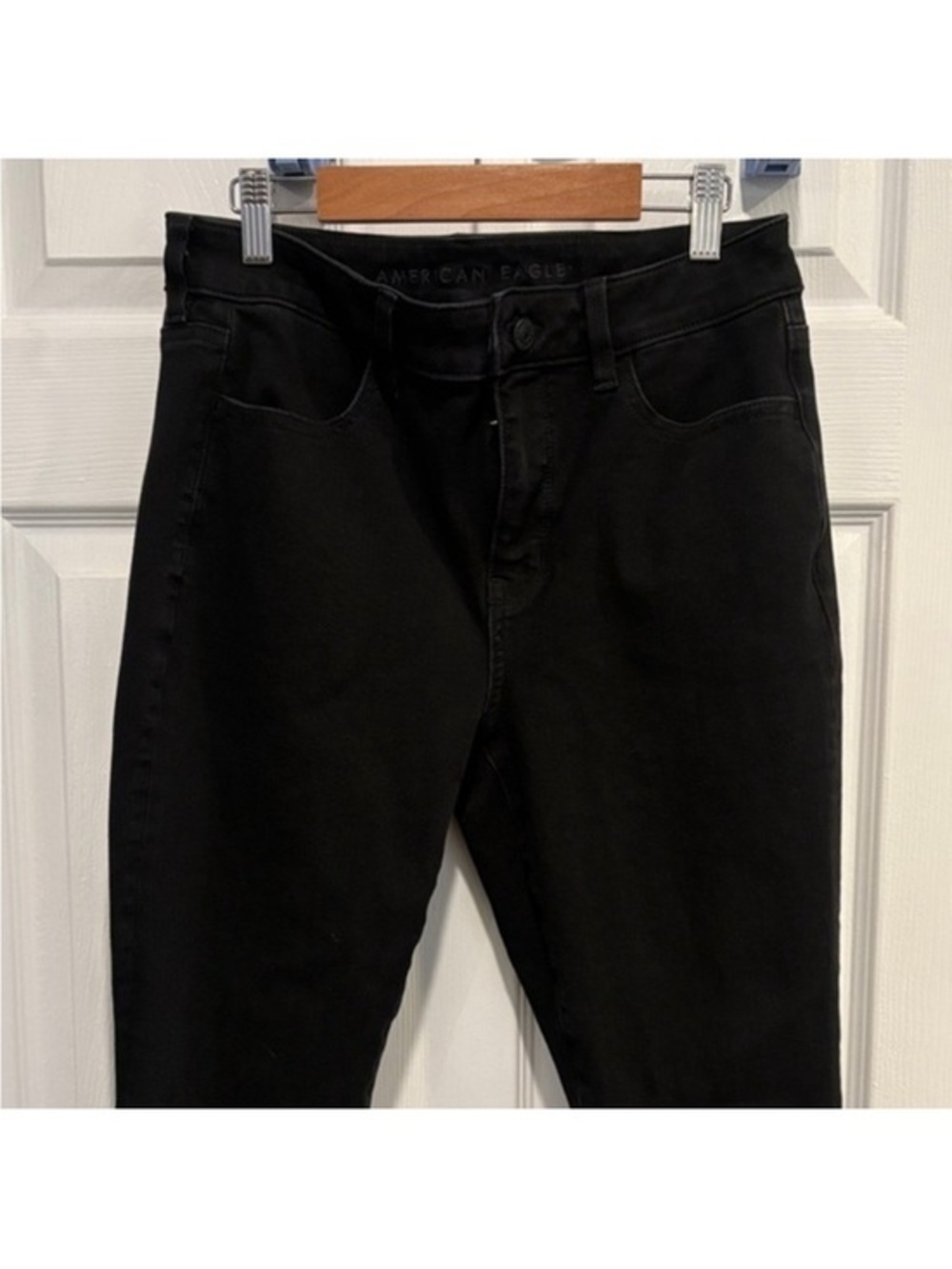 American Eagle Outfitters Black Jeans with Tag Detail